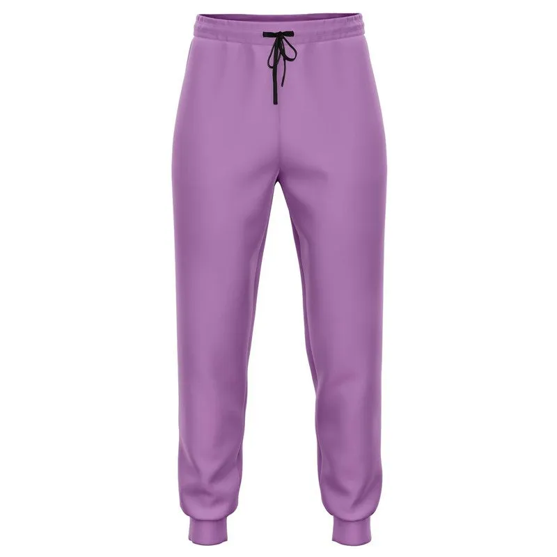 Pastel Purple Joggers | Unisex | with PLUS sizes | Bright Pastel Purple | C30M60Y0K0