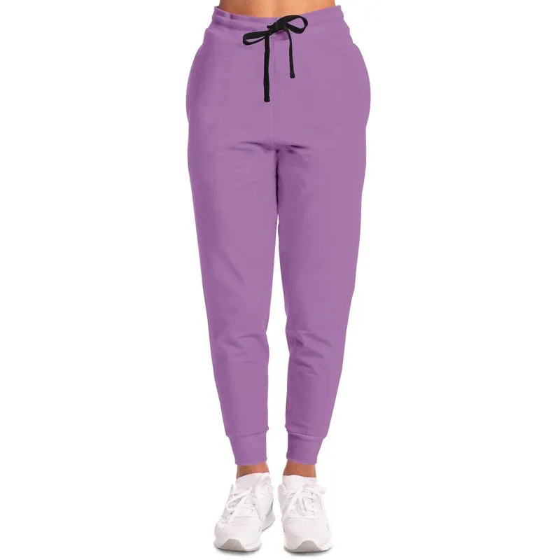Pastel Purple Joggers | Unisex | with PLUS sizes | Bright Pastel Purple | C30M60Y0K0
