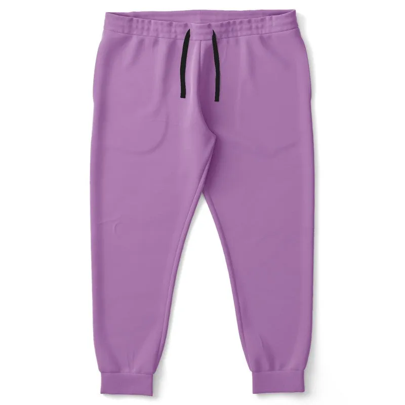 Pastel Purple Joggers | Unisex | with PLUS sizes | Bright Pastel Purple | C30M60Y0K0