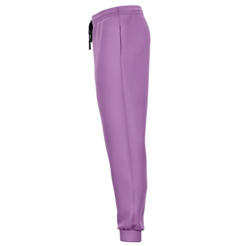 Pastel Purple Joggers | Unisex | with PLUS sizes | Bright Pastel Purple | C30M60Y0K0