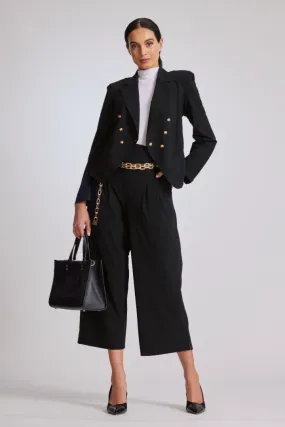Paula Ryan High Waist Corset Pant - Black