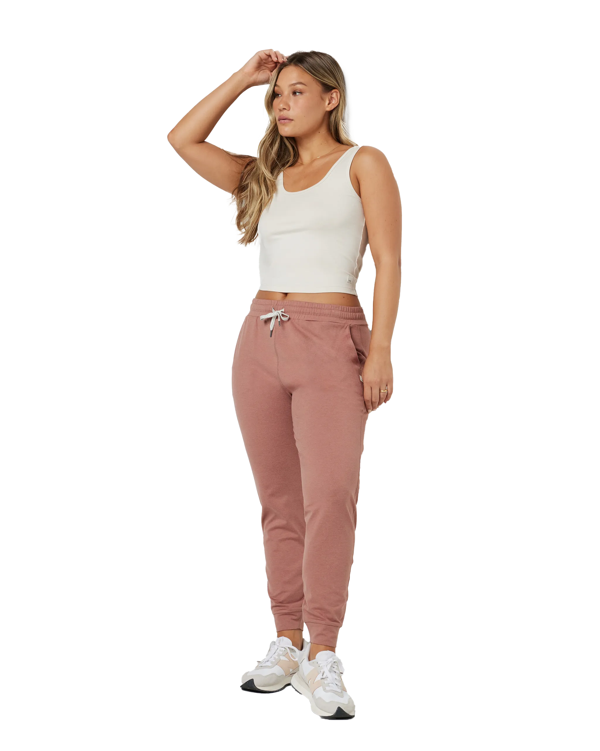 Performance Joggers in Tamarind Heather