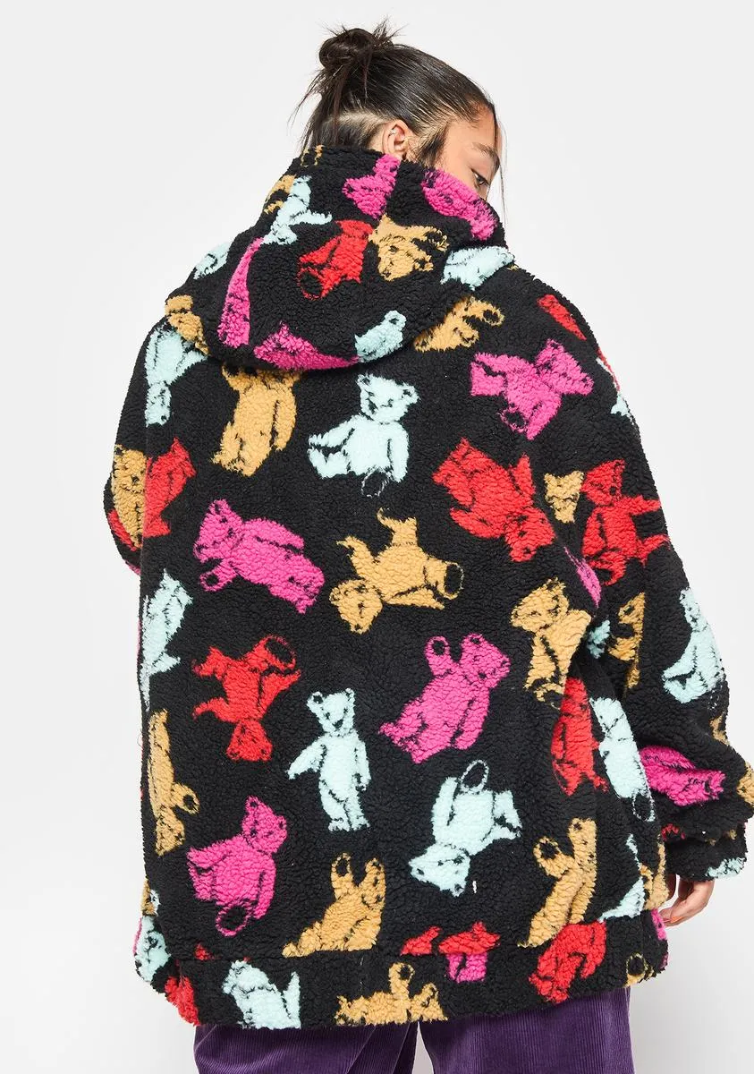 Plus Cozy Double Stuffed Sherpa Jacket