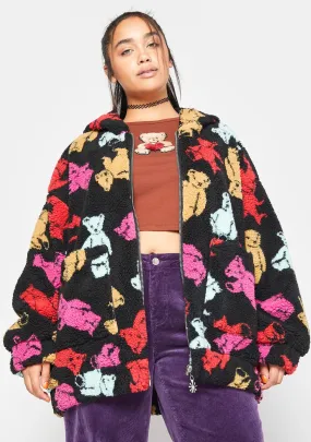 Plus Cozy Double Stuffed Sherpa Jacket