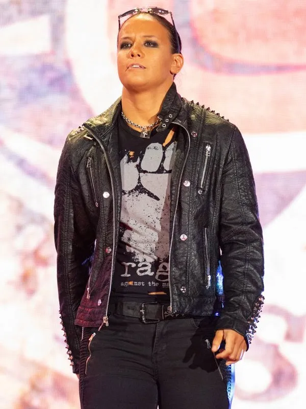 Premium Leather Jacket Worn By Champion Shayna | Champion Shayna Premium Leather Jacket