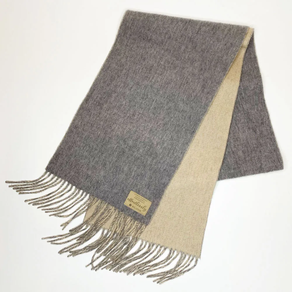 PURPOSEFUL SCARF | OATMEAL   STEEL