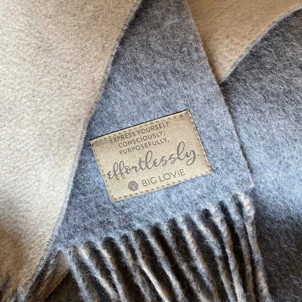 PURPOSEFUL SCARF | OATMEAL   STEEL