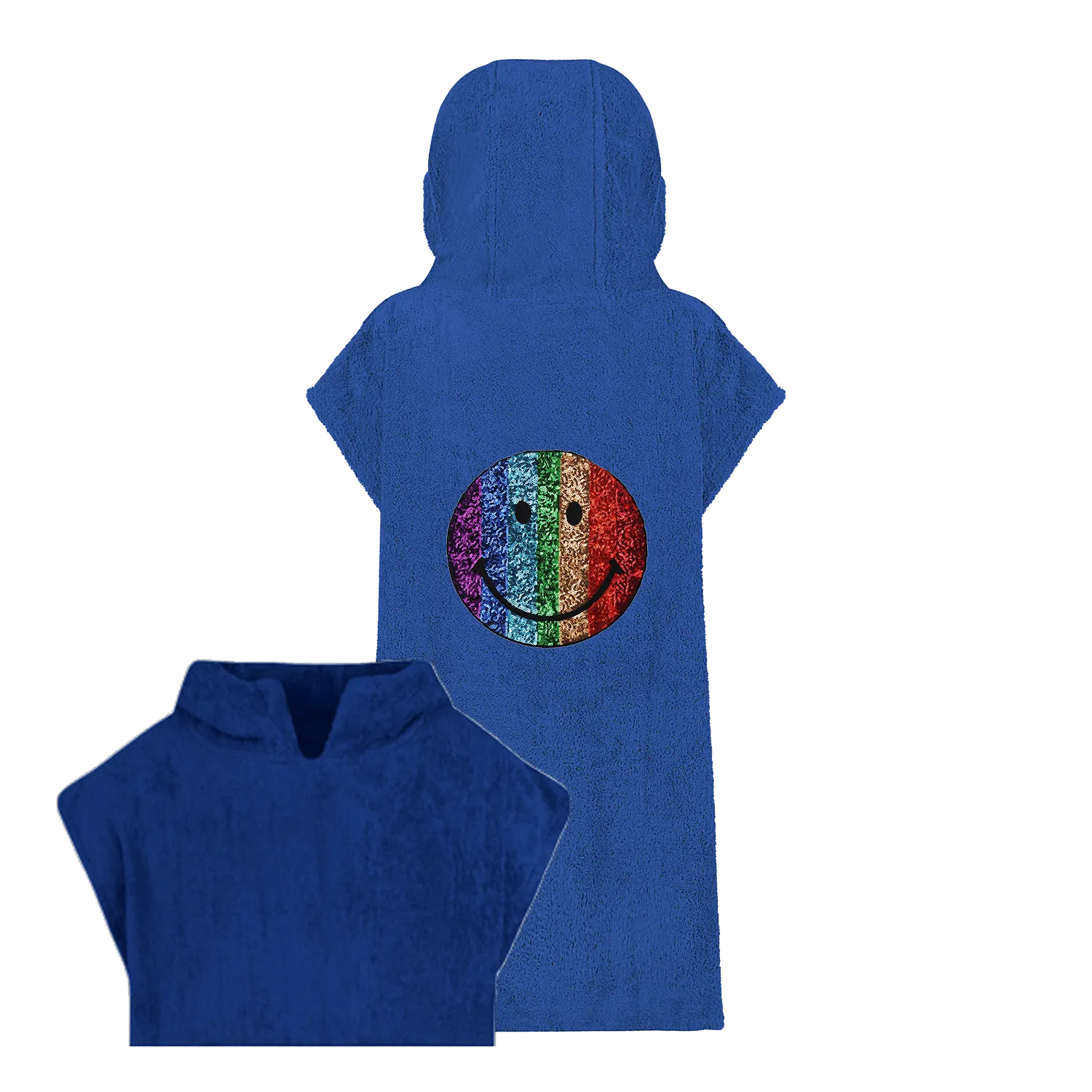 Rainbow Face Beach Robe