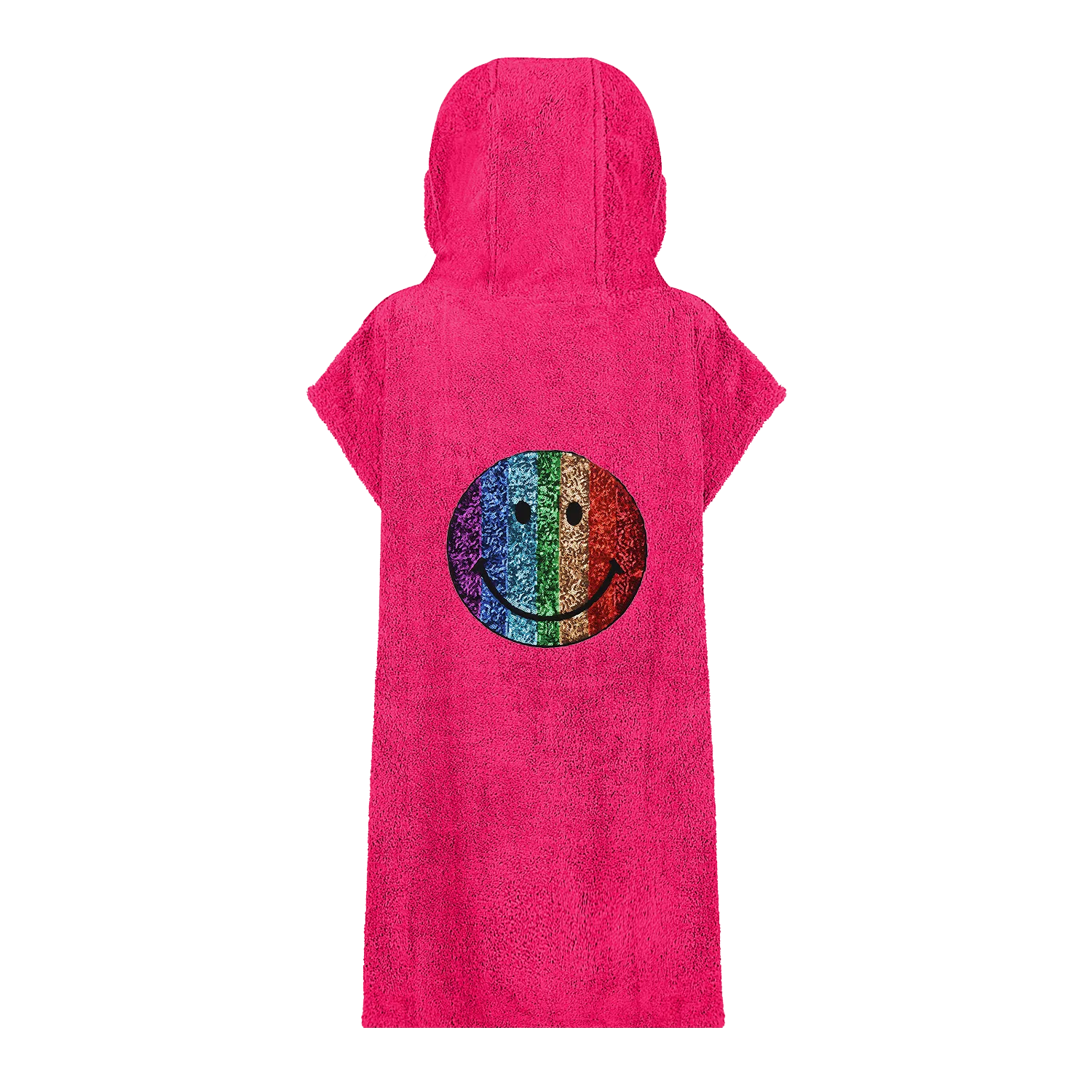 Rainbow Face Beach Robe