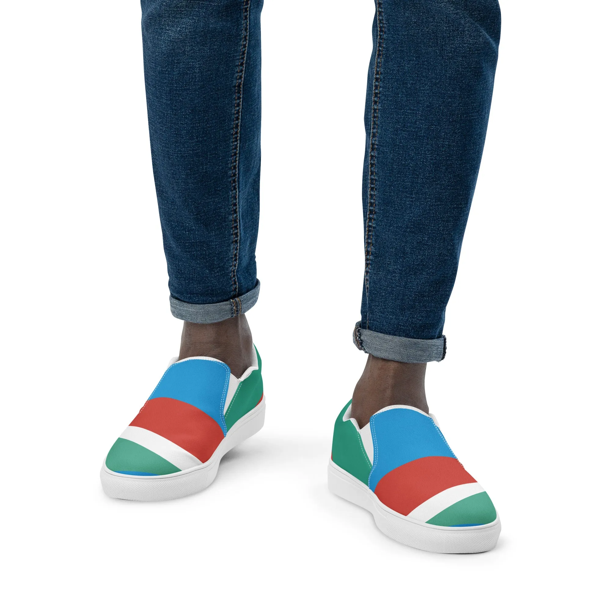 RAY OF LIGHT Men’s Slip-On Canvas Shoes