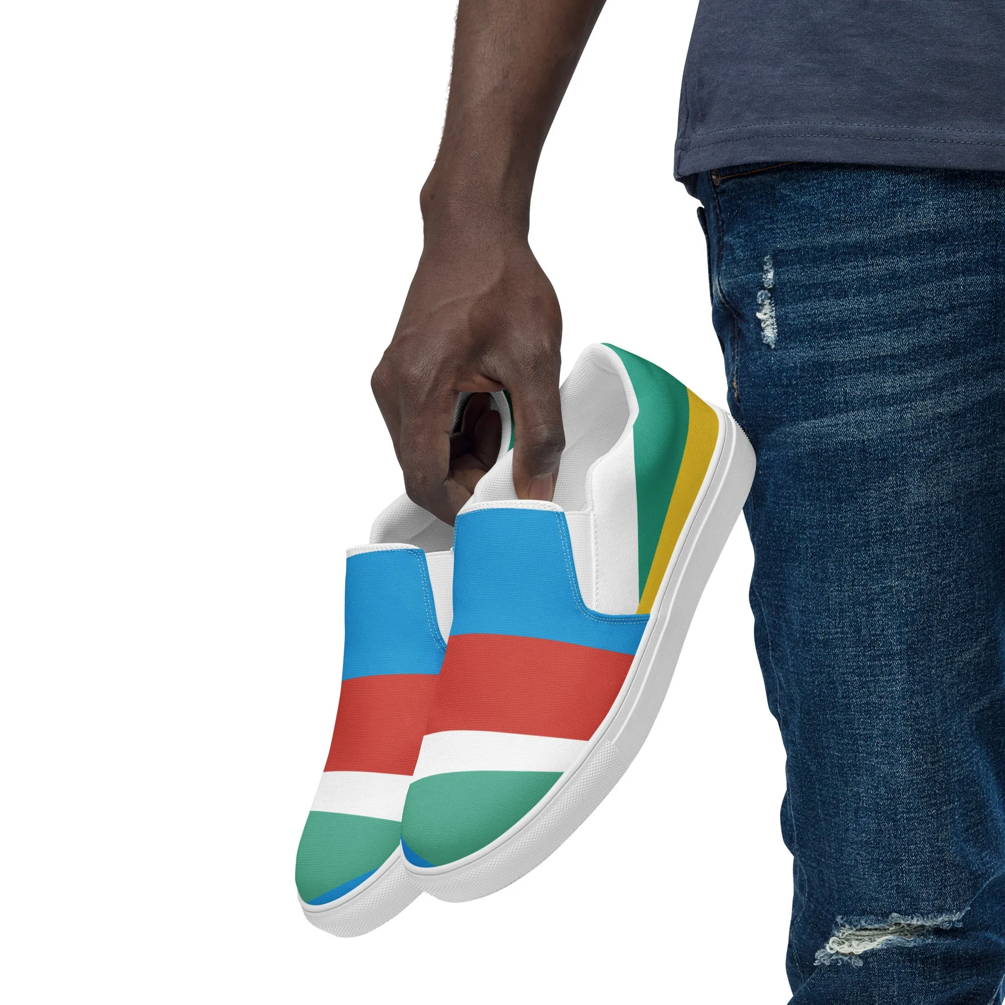RAY OF LIGHT Men’s Slip-On Canvas Shoes