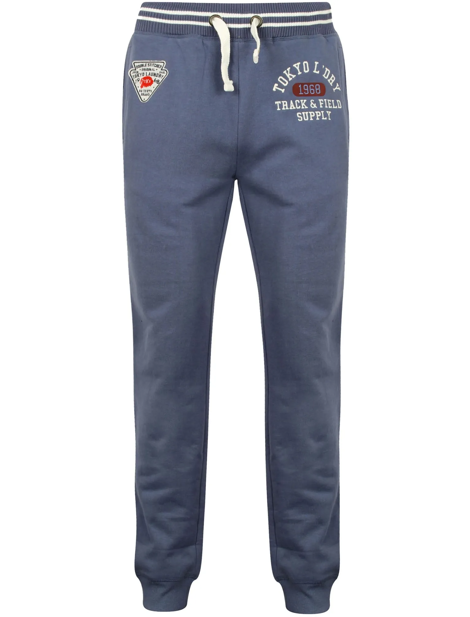 Red Lake Falls Cuffed Joggers in Vintage Indigo - Tokyo Laundry