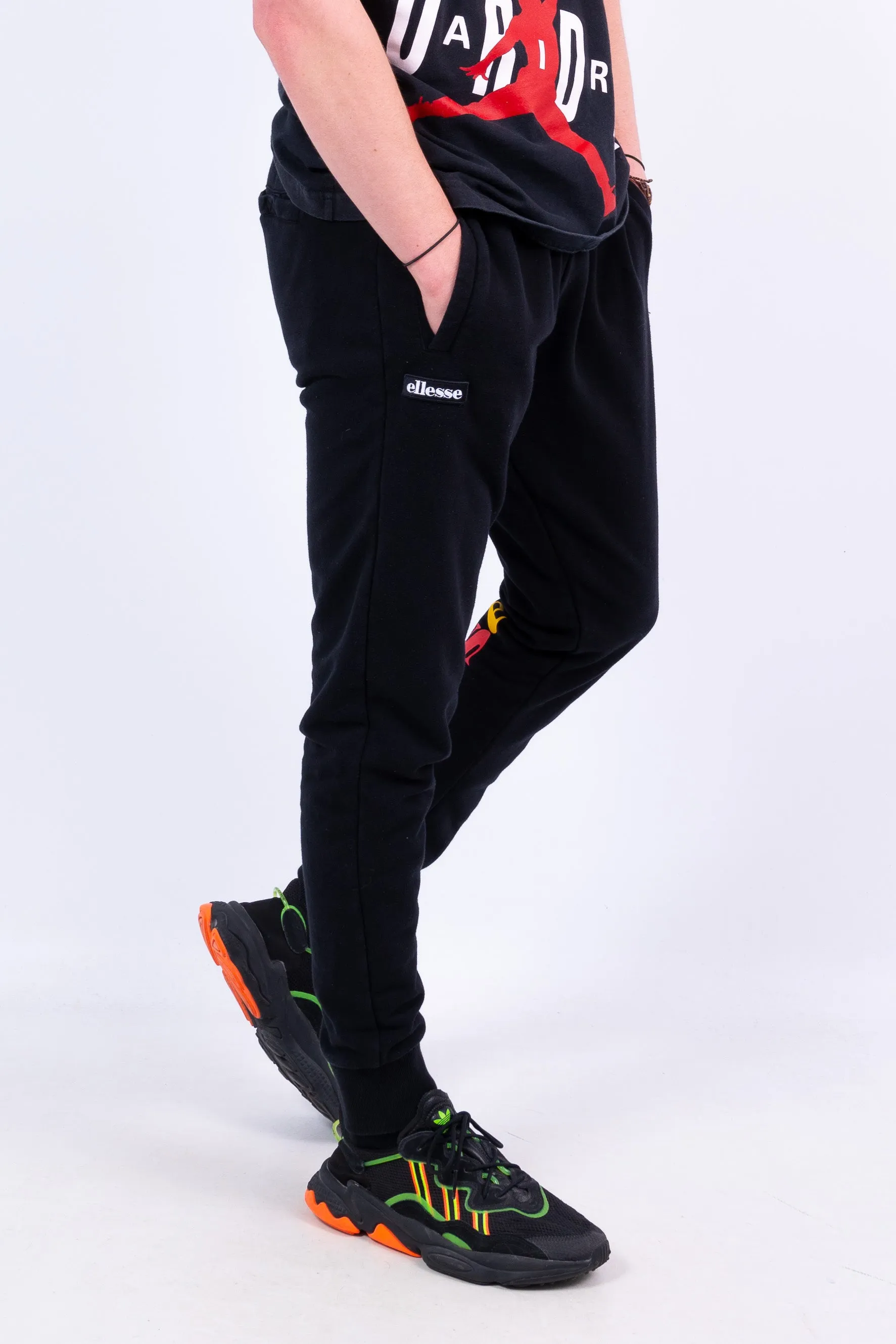 Retro Ellesse Spell Out Joggers