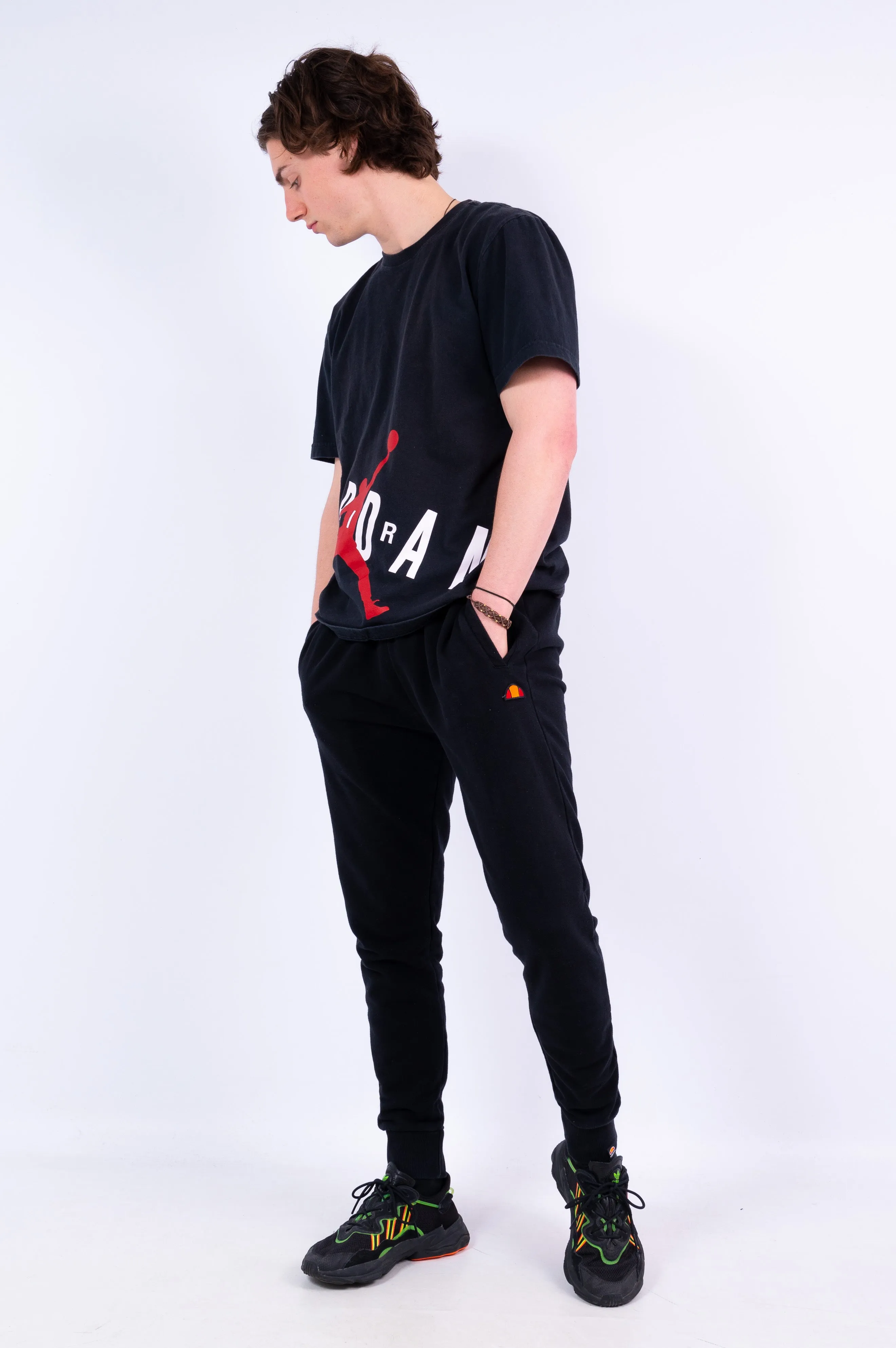 Retro Ellesse Spell Out Joggers