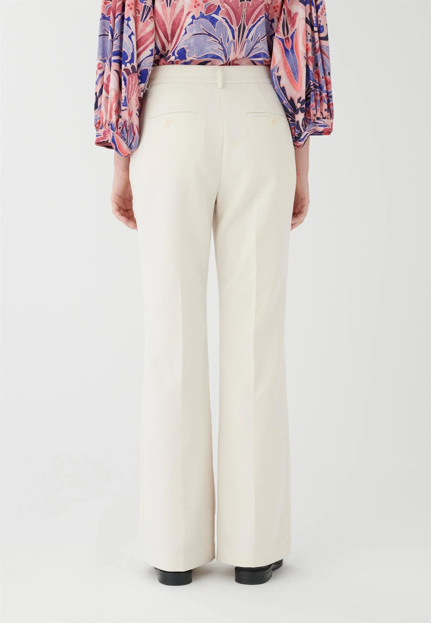 Rihanna Flared Pants, Creme