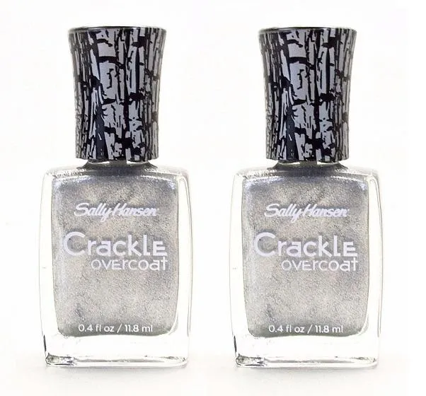 Sally Hansen Crackle Overcoat Nail Polish, 03 Fractured Foil Choose Pack