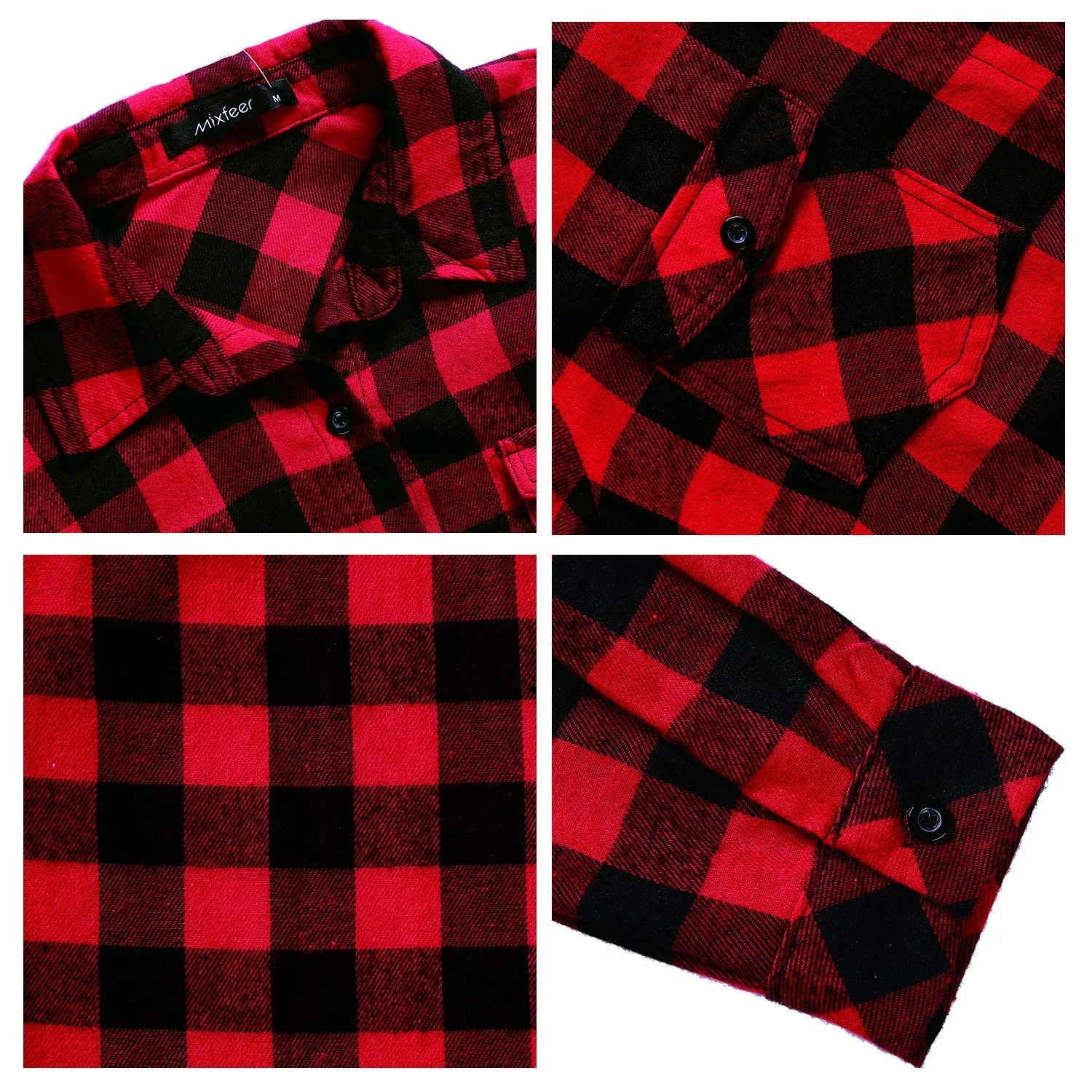 Sidiou Group Casual Loose Plaid Roll Up Sleeve Button Down Shirt Dark Blue XL