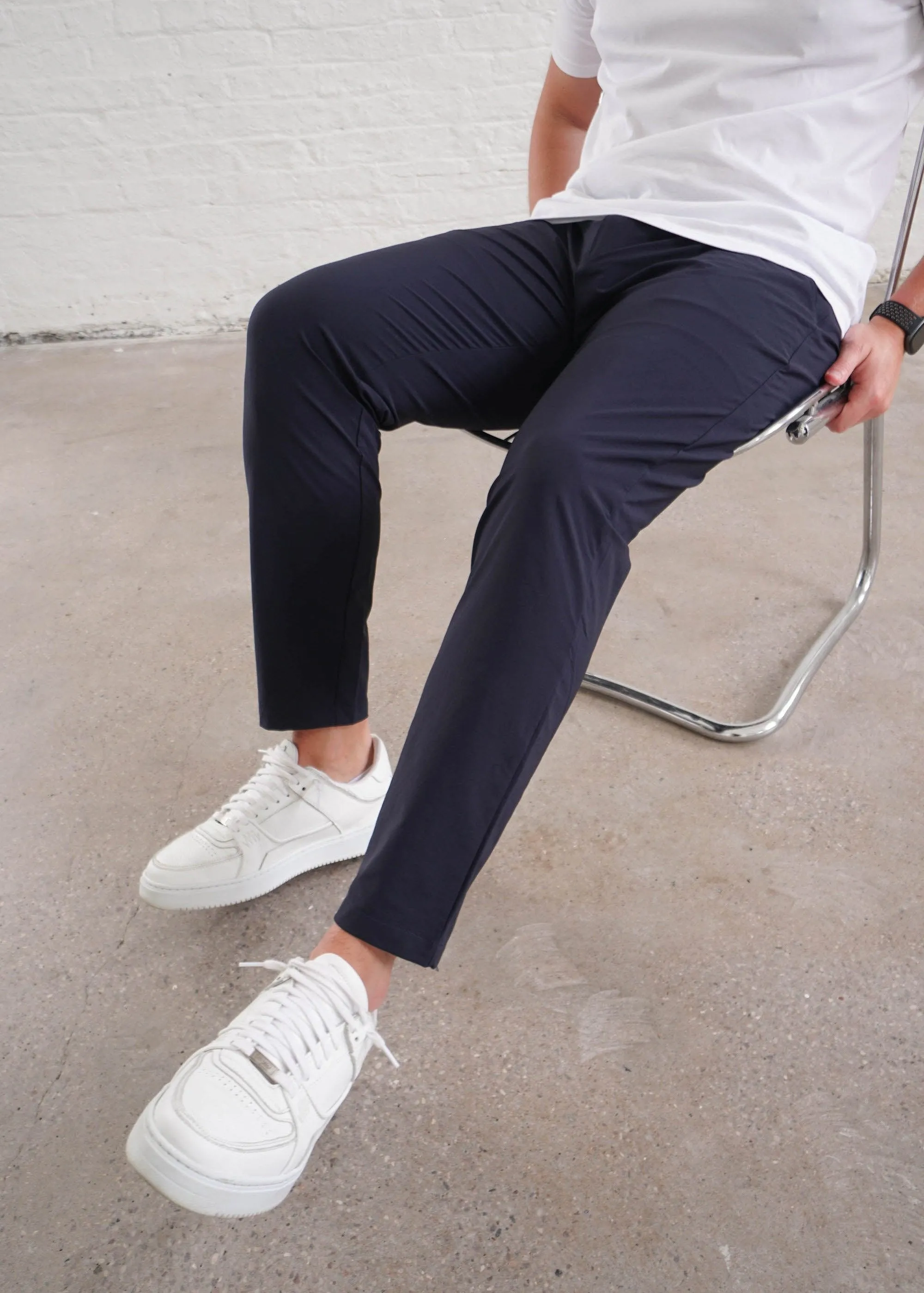 Smart Stretch Trouser In Navy Blue