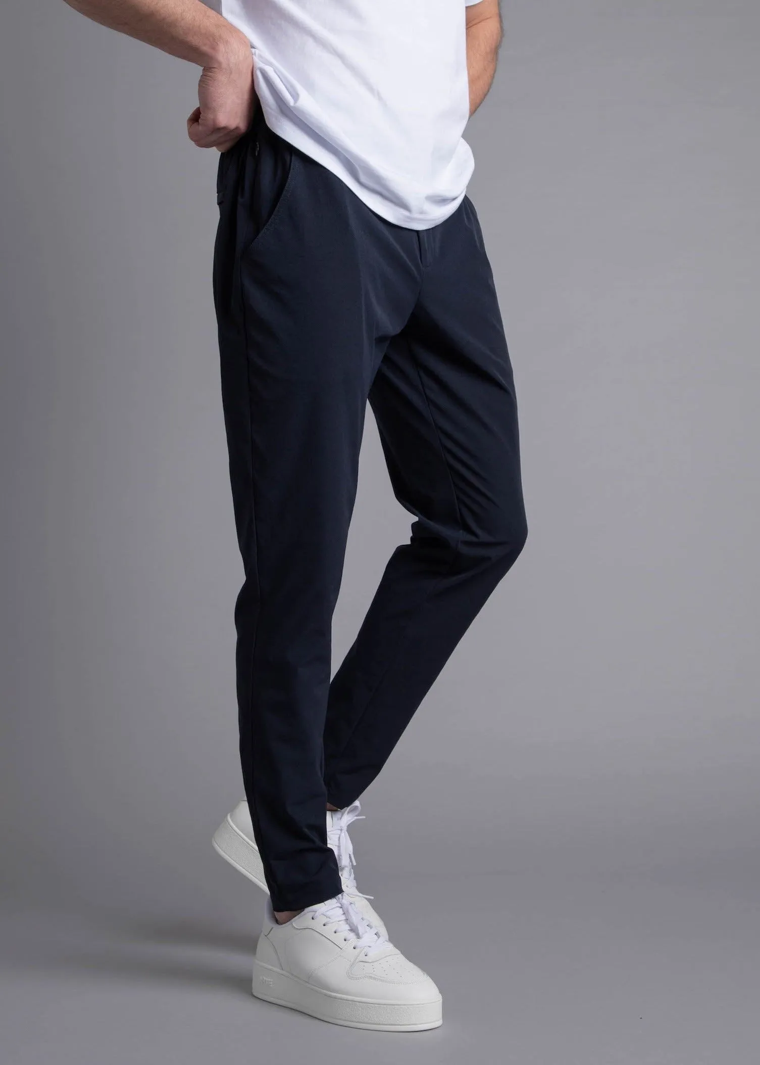 Smart Stretch Trouser In Navy Blue