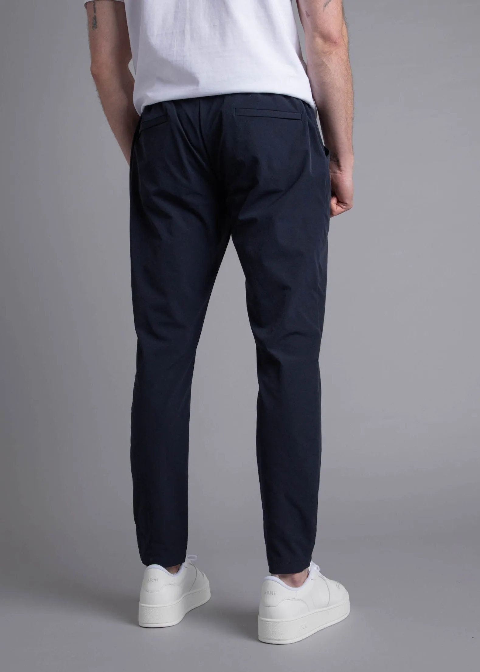 Smart Stretch Trouser In Navy Blue
