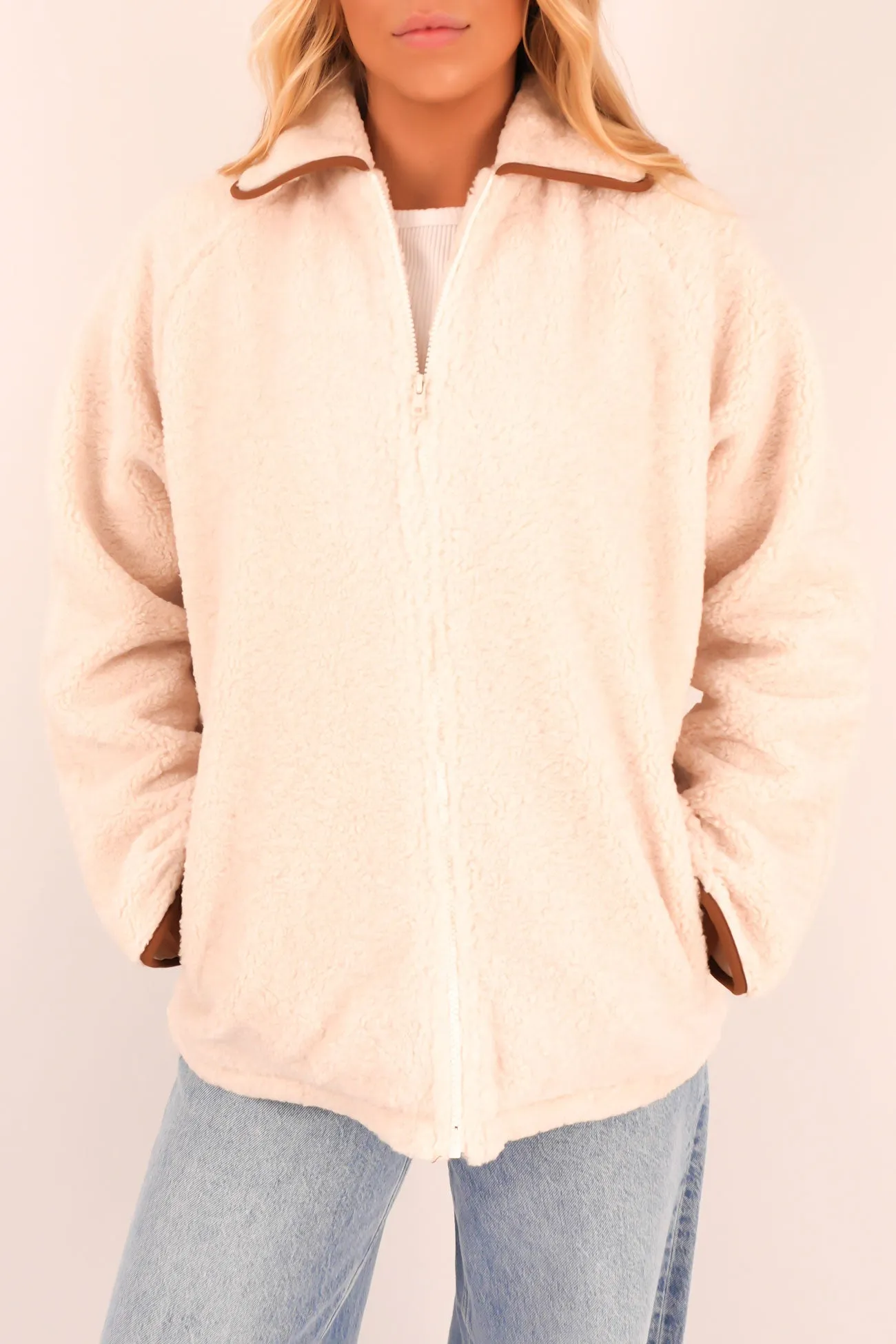 Snowy Sherpa Jacket Vintage White