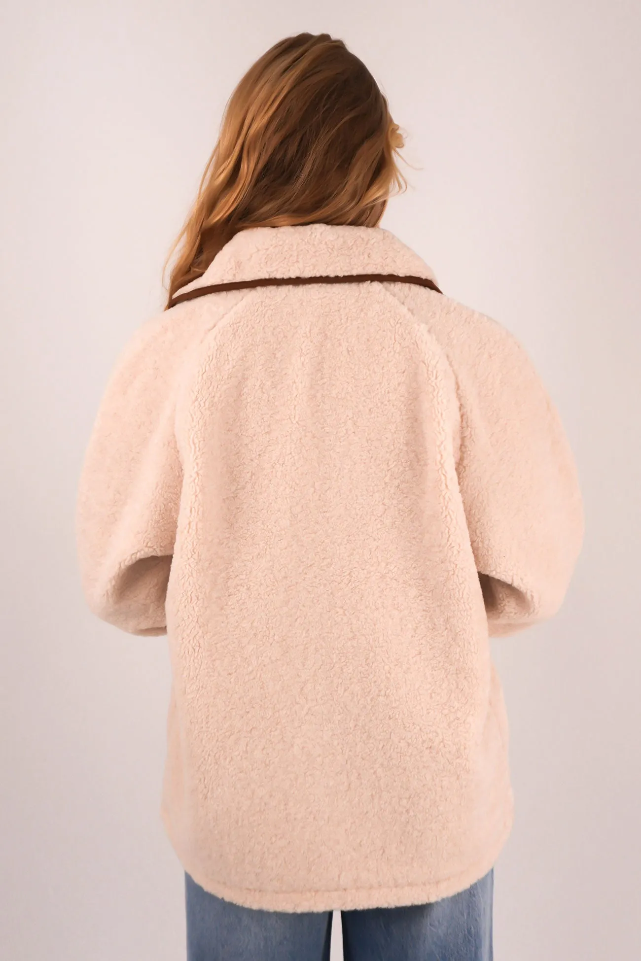 Snowy Sherpa Jacket Vintage White
