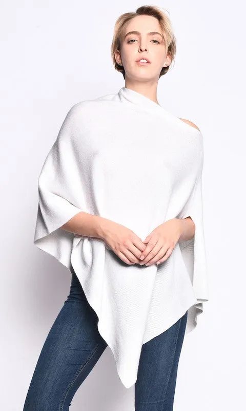 THE ESSENTIAL CASHMERE WRAP PONCHO