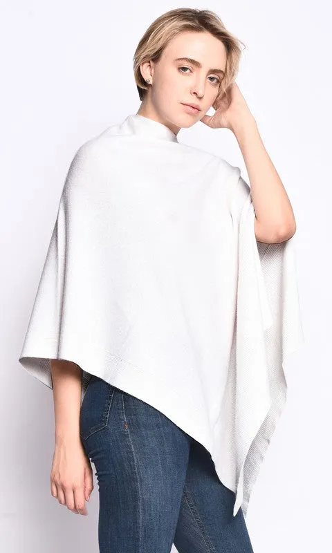 THE ESSENTIAL CASHMERE WRAP PONCHO