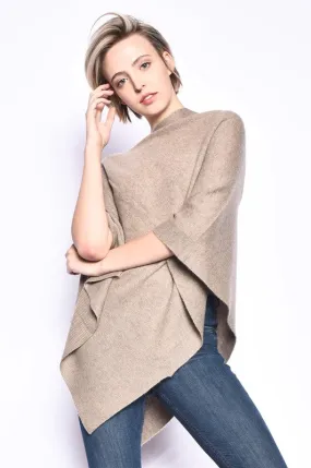 THE ESSENTIAL CASHMERE WRAP PONCHO