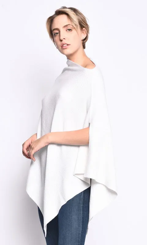 THE ESSENTIAL CASHMERE WRAP PONCHO