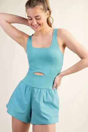 Tidal Wave Recycled Butter Nylon Runsie