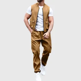 Tom Carter Men's Athletic Vest and Jogger Set