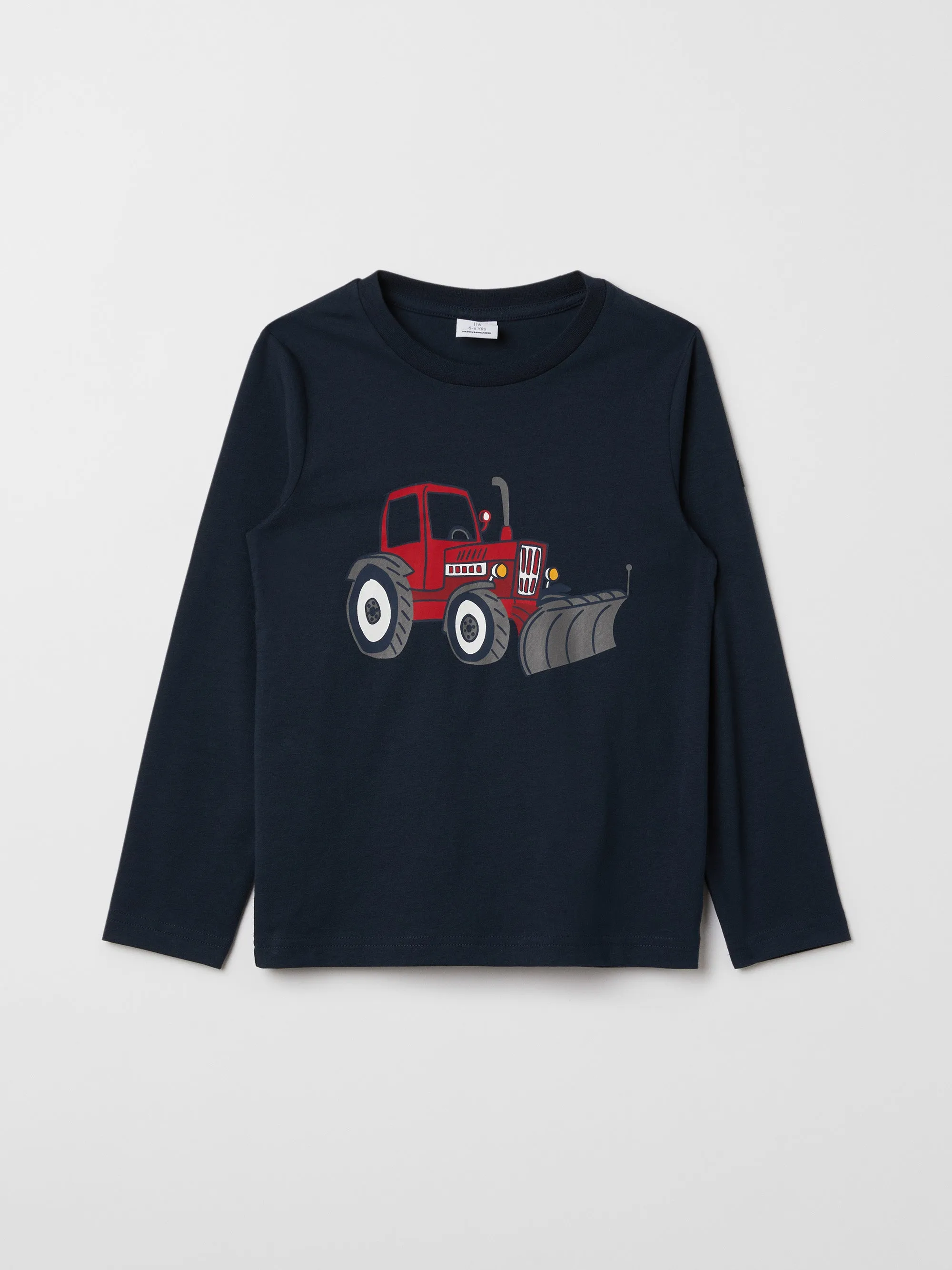 Tractor Print Kids Top