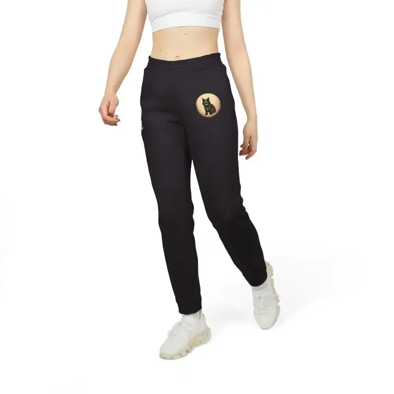 Ultimate Comfort Adidas Fleece Joggers Unisex Ninja Cat