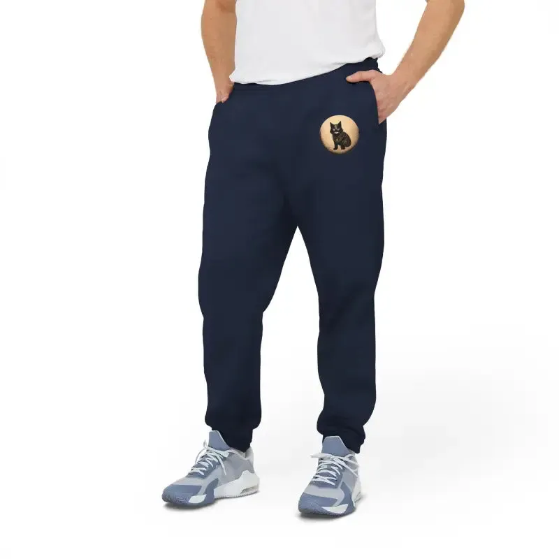 Ultimate Comfort Adidas Fleece Joggers Unisex Ninja Cat