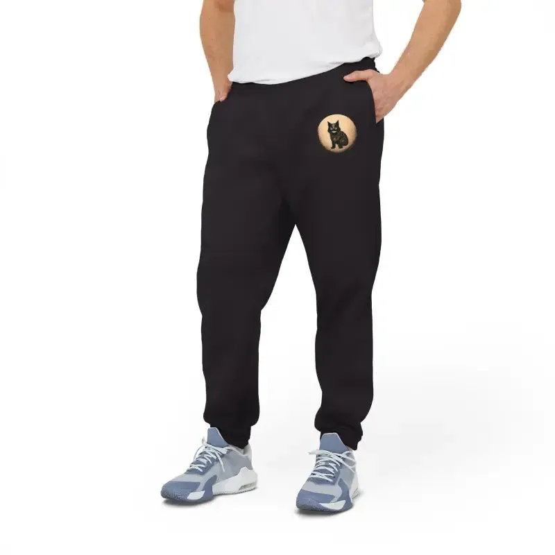 Ultimate Comfort Adidas Fleece Joggers Unisex Ninja Cat