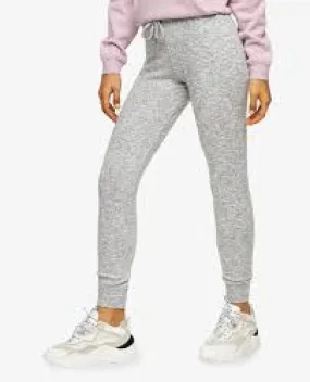 Ultra Soft & Comfy Women's Topshop Petite Grey Marl Super Soft Joggers, Sz 6! Retails $145 