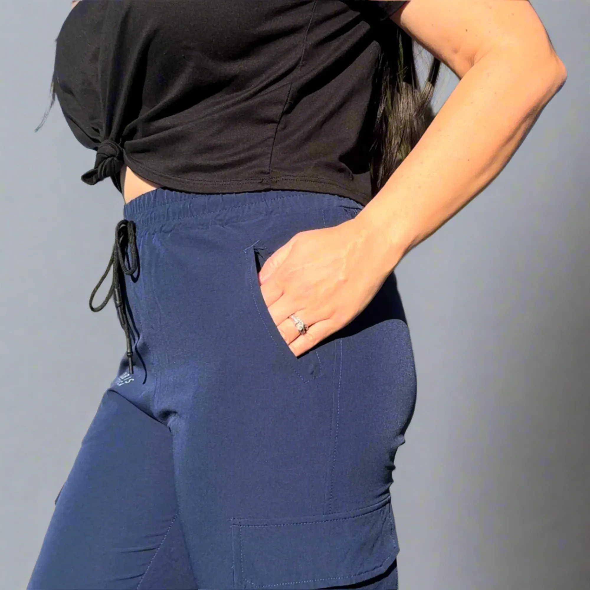 Unisex Urban Flex Cargo Joggers Blue Woman's