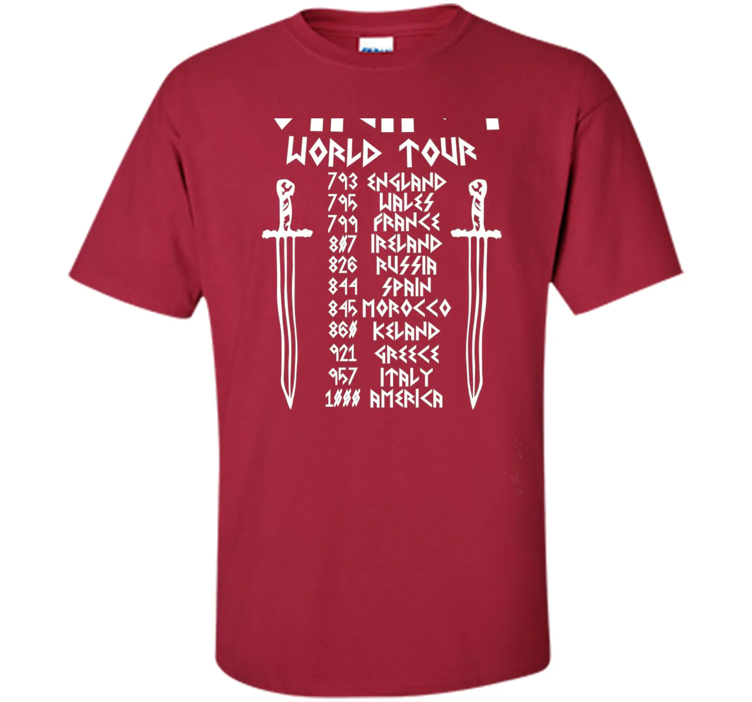 Viking World Tour T- Shirt