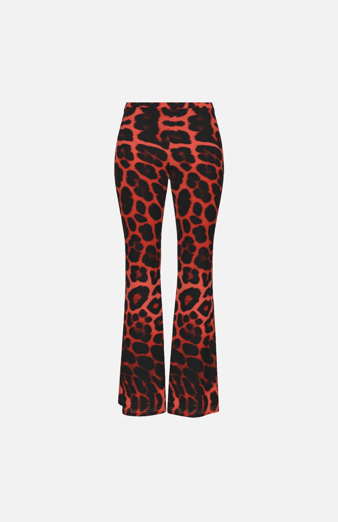 Villa Blvd Félin Fatal Rouge Flared Fit Pants