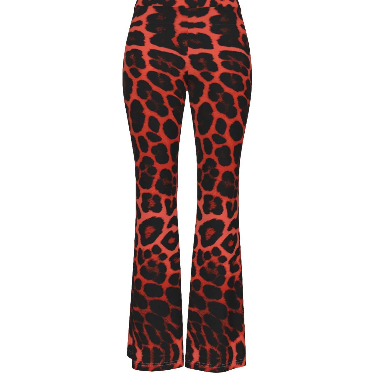 Villa Blvd Félin Fatal Rouge Flared Fit Pants