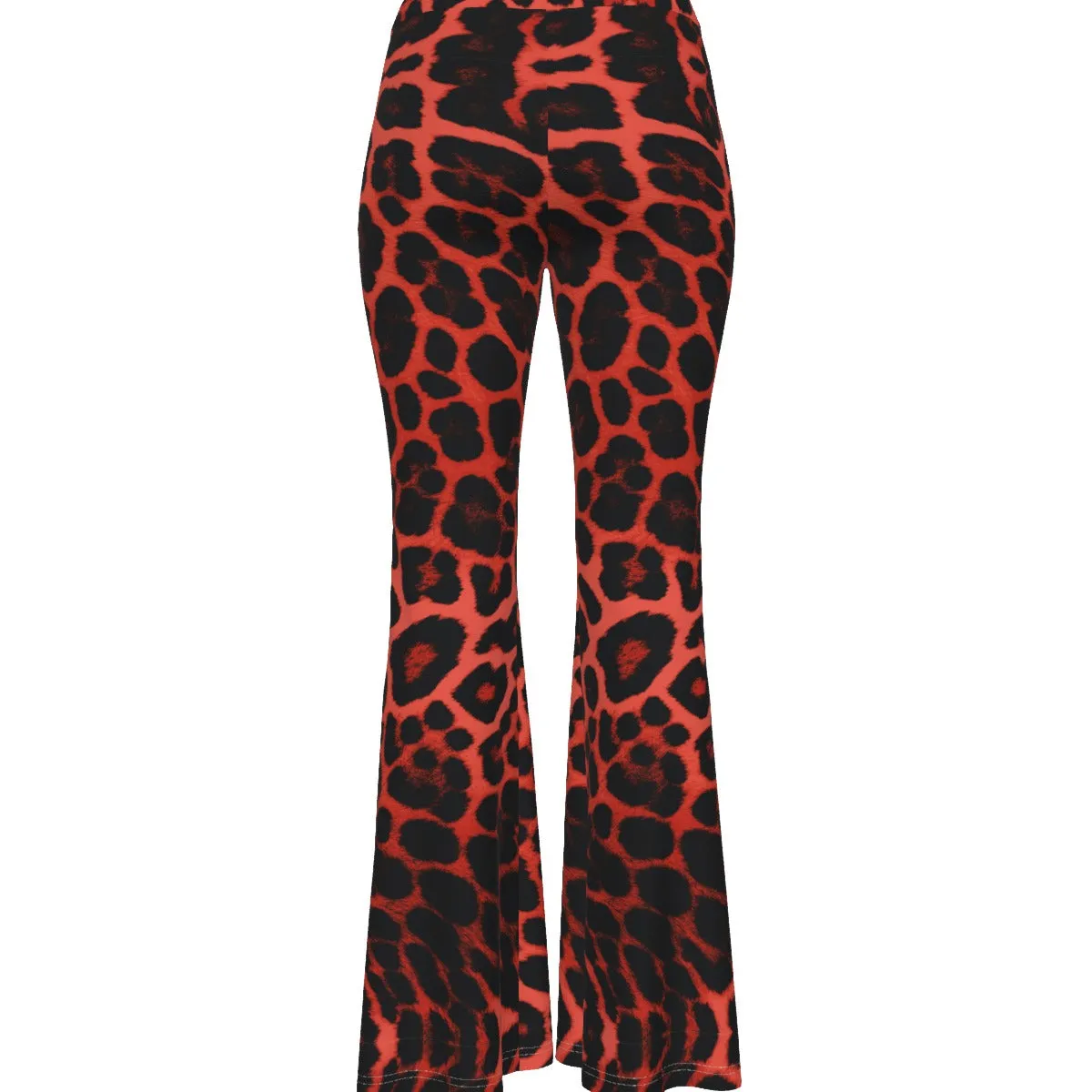 Villa Blvd Félin Fatal Rouge Flared Fit Pants