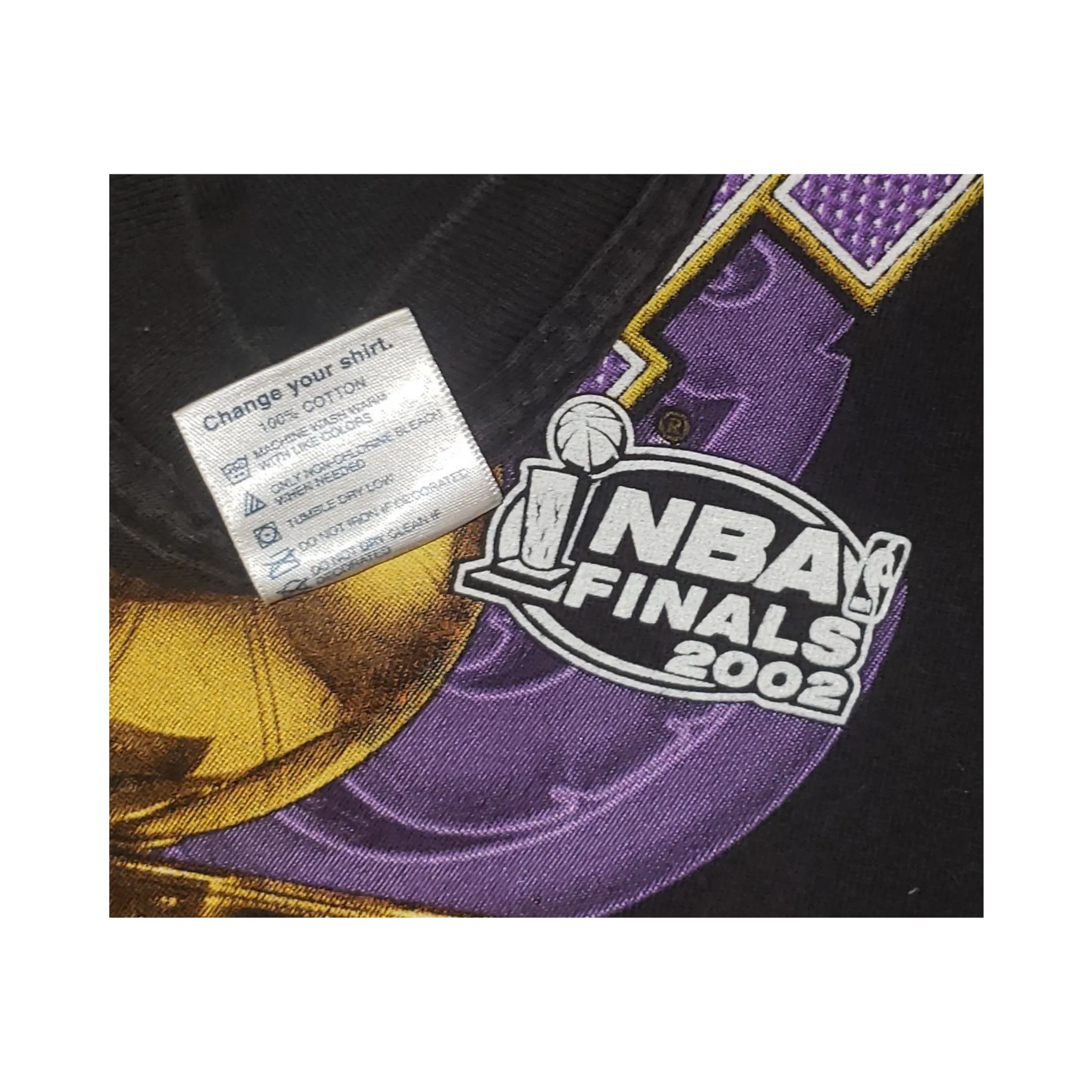 Vintage Los Angeles Lakers NBA Basketball 3-Peat 2002 T-Shirt XL