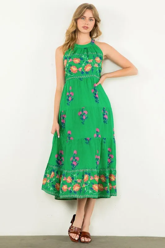 Viva La Fiesta Tiered Maxi Dress