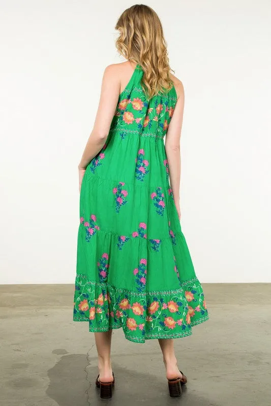Viva La Fiesta Tiered Maxi Dress