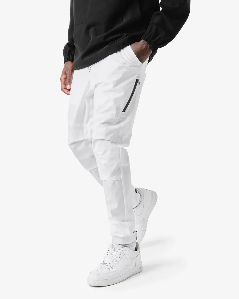 White Taslan Pants