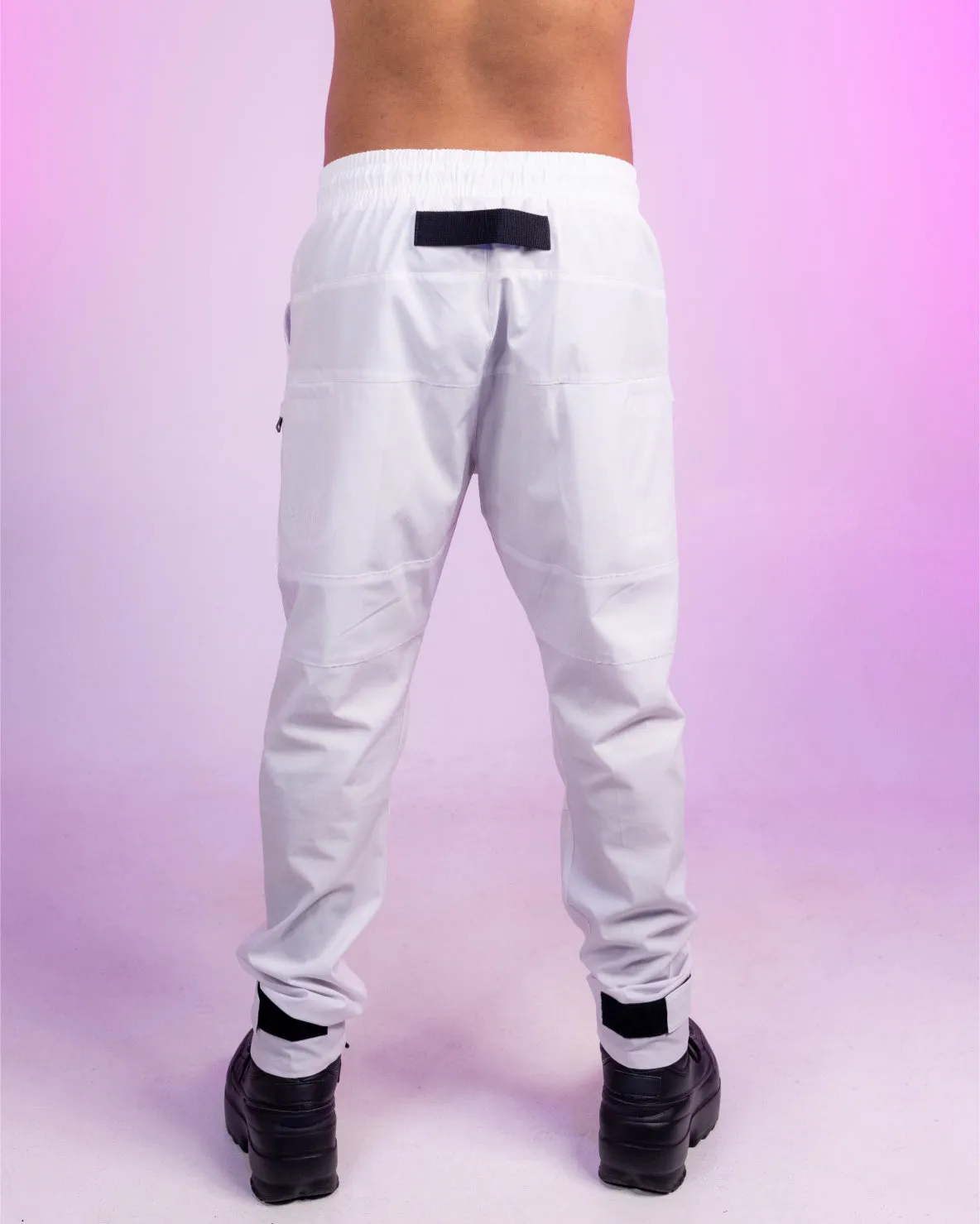 White Taslan Pants