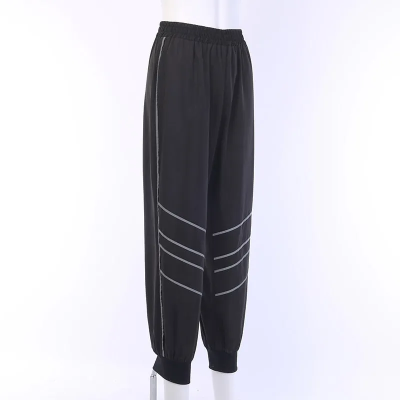Women's Autumn Casual Loose Striped Joggers