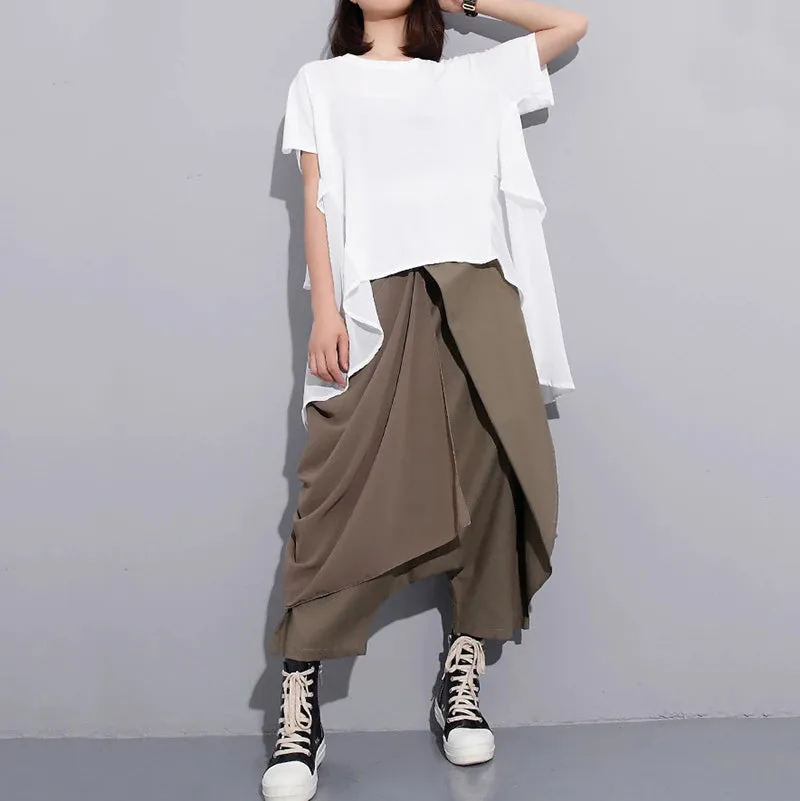 Women's Spring Elastic High-Waist Long Pants