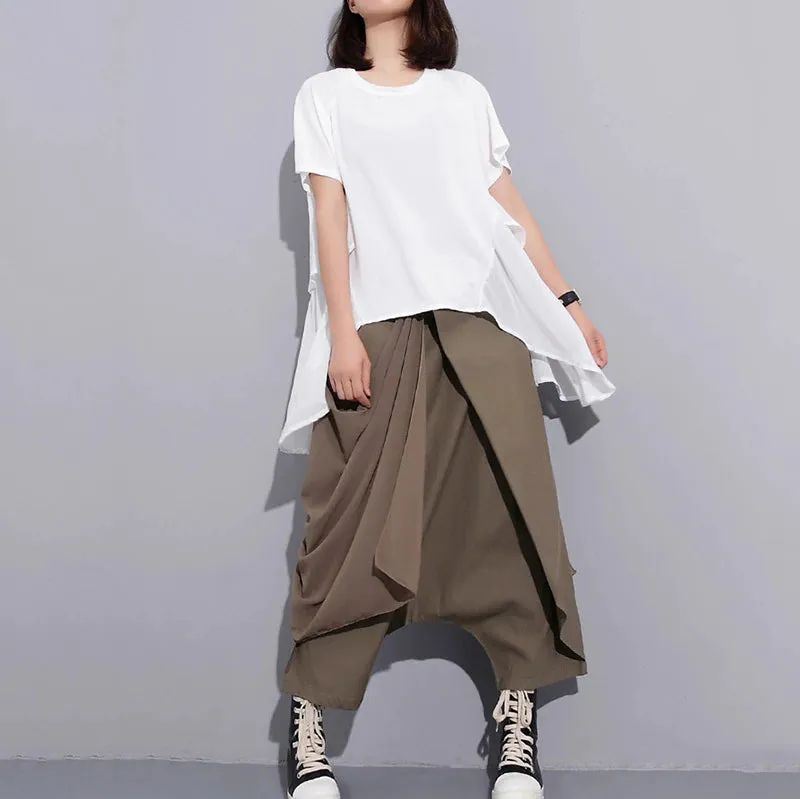 Women's Spring Elastic High-Waist Long Pants